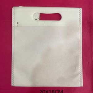 Bolsa 20×18 Troquel Blanco, Ref. 089